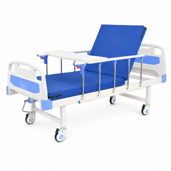 Reliable Single Crank Hospital Bed for Everyday Medical Care